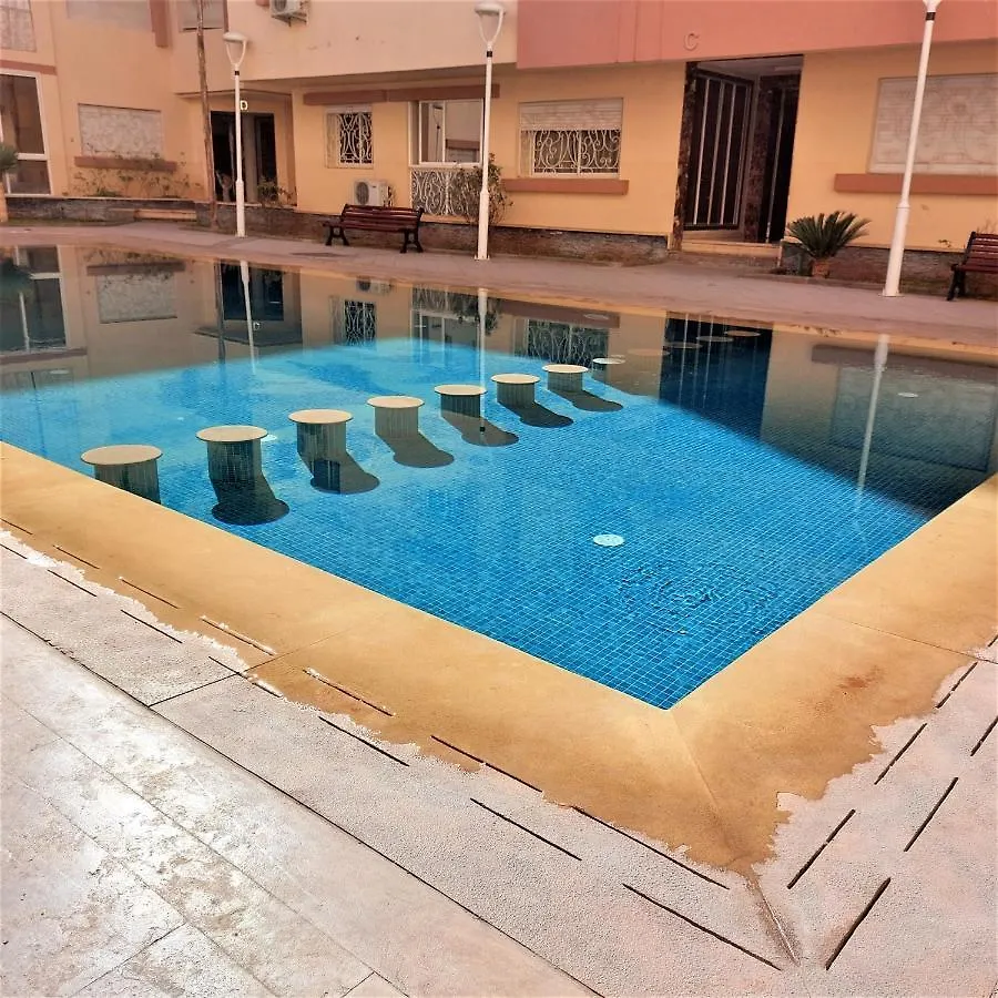 Appartement Pour Familles En Residence Avec Piscine Et Wifi Marrakesh